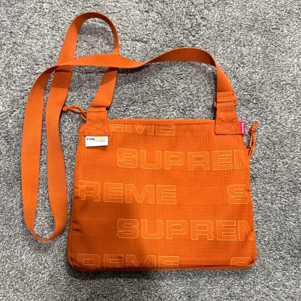 Supreme  Orange Messenger Bag